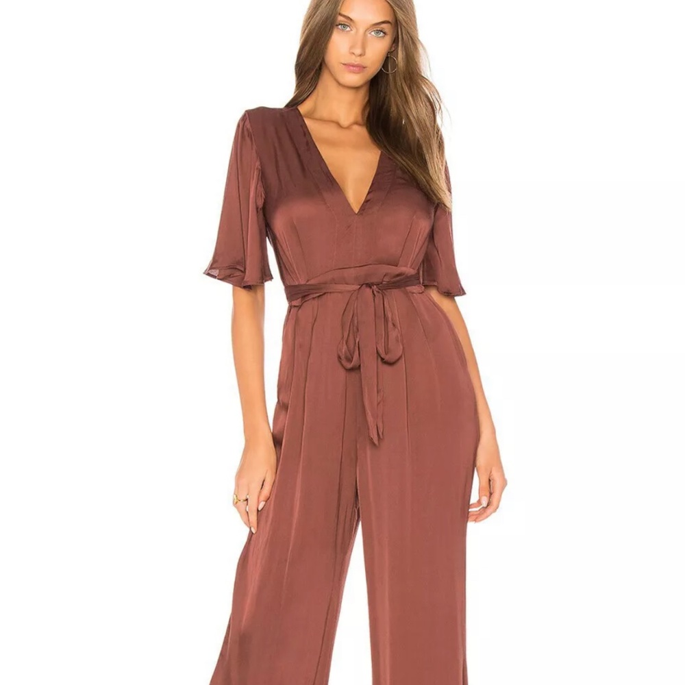 Ella Jumpsuit ASTR the Label JUMPSUIT Wine Revolve